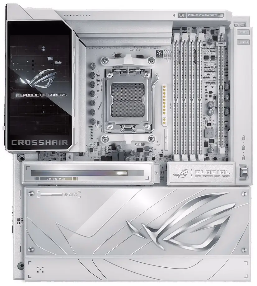 Montaje Placa Base ASUS ROG CROSSHAIR X870E GLACIAL Valdefuentes Valdefuentes Gaming - Montaje Placa Base ASUS ROG CROSSHAIR X870E GLACIAL Valdefuentes